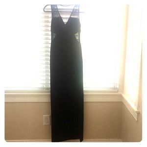 Express - Black long cocktail dress